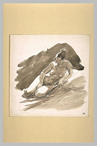 Femme nue, étendue_0