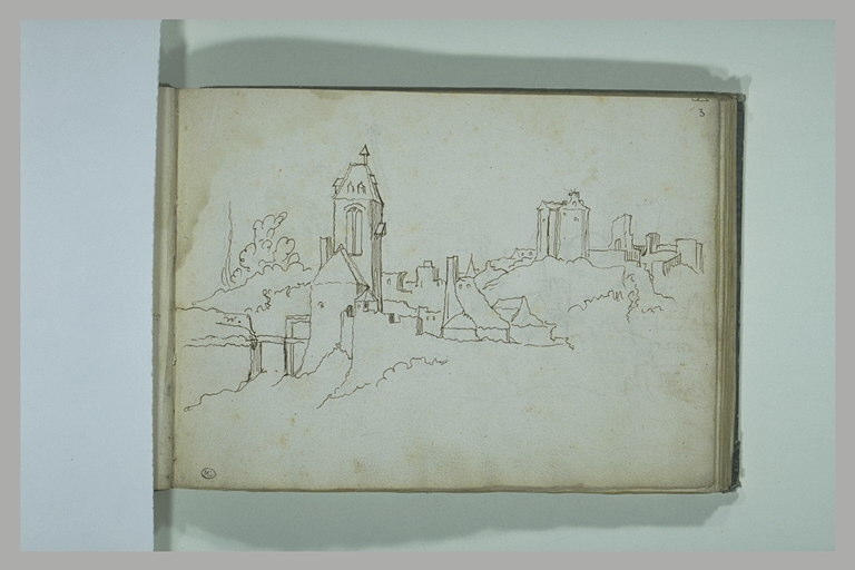 Paysage avec des habitations_0