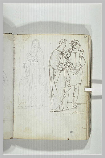 Vierge à l'Enfant ; groupe de deux personnages_0