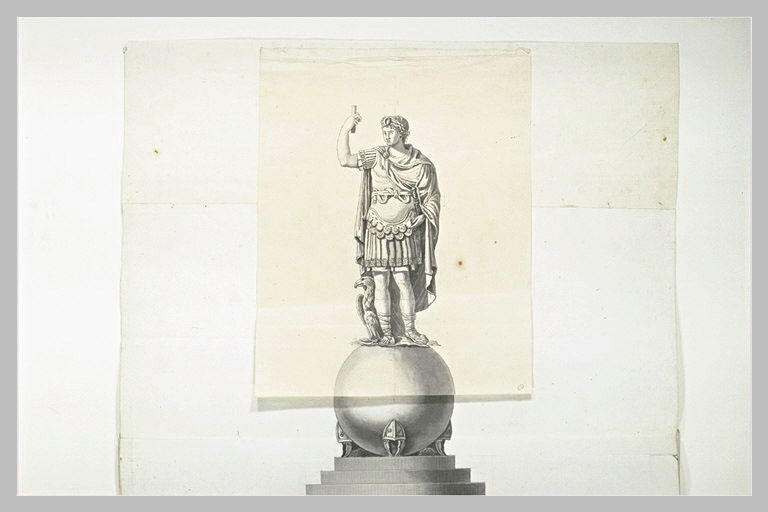 Elévation : projet de colonne monumentale à la mémoire de Napoléon Ier_0