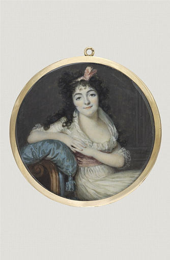 Femme assise sur une méridienne_0