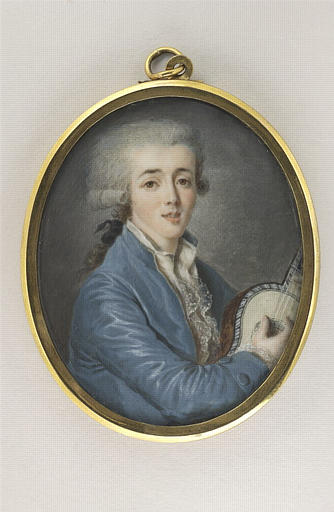 Portrait de Louis Michu jouant de la guitare_0