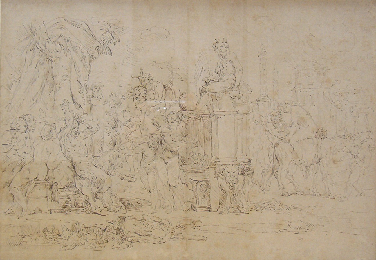 Bacchanale - Fête à Bacchus, Raymond La Fage, 4e quart 17e siècle