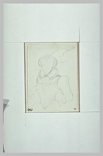 Etude de costume de femme (XVè siècle)_0