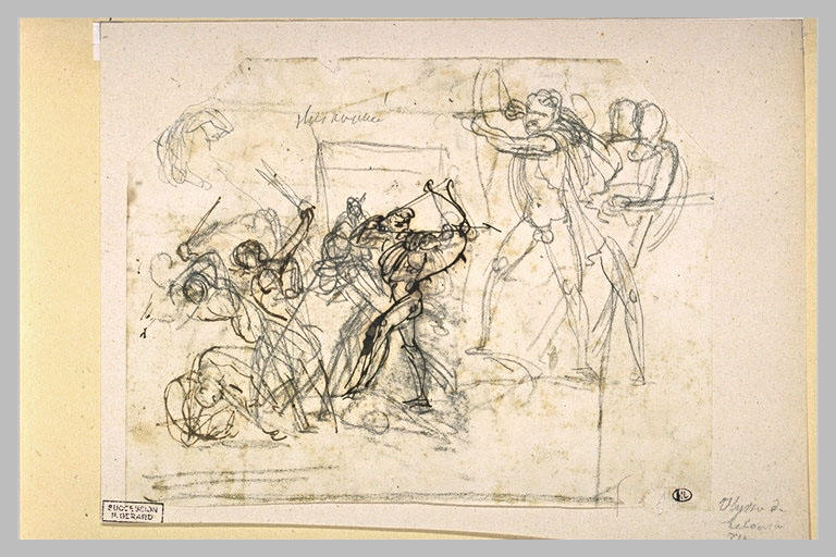 Etudes de groupe de personnages combattant_0