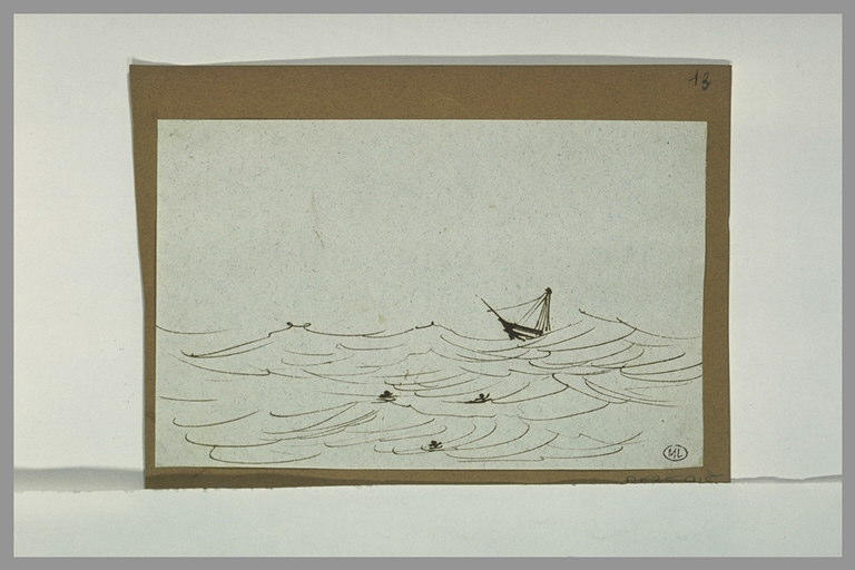 Bateau sur une mer démontée_0