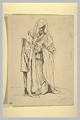 Personnage drapé et voilé_0