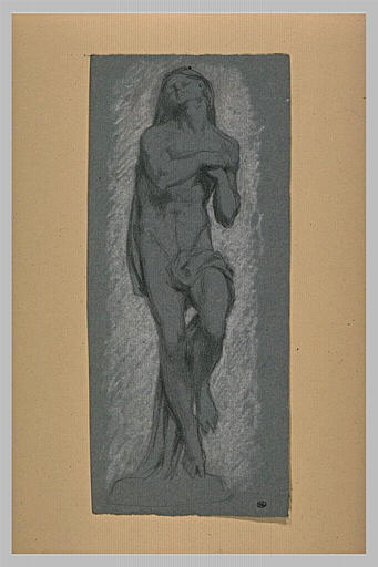 Figure nue, debout, sur un socle_0