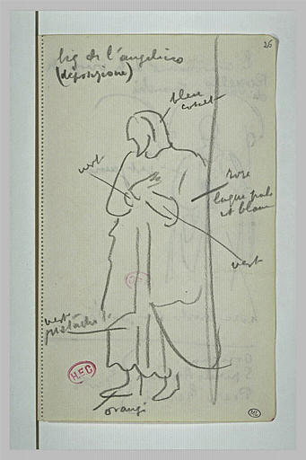 Homme drapé debout, tourné vers la gauche_0