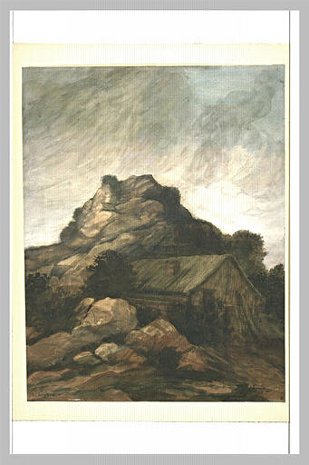 Paysage avec une chaumière_0