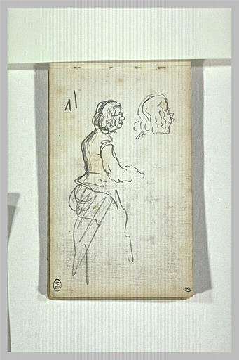 Un homme de profil, et son visage de profil_0