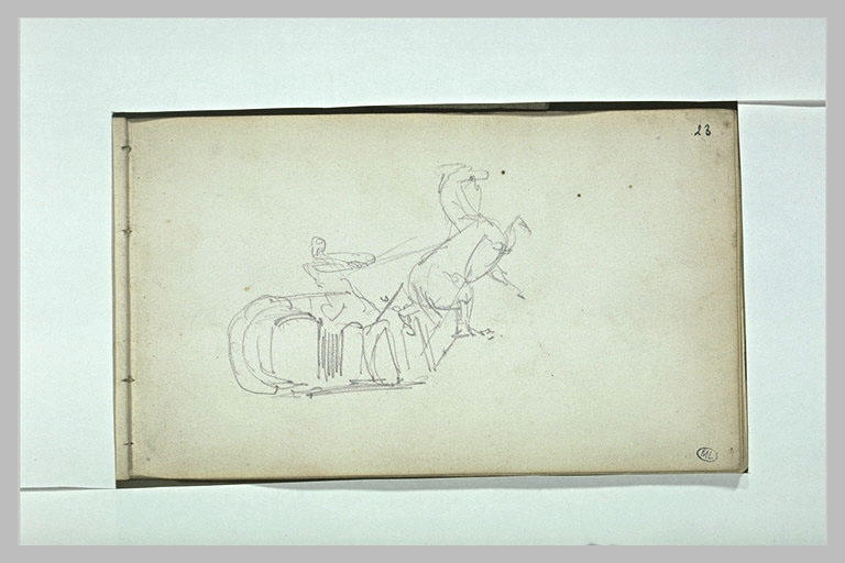 Attelage avec cheval cabré_0