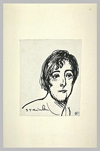 Tête de femme, de face_0