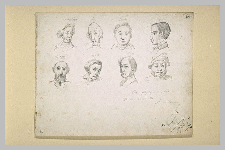 Feuille d'études physiognomoniques_0