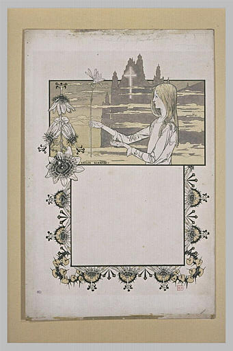 Le Rêve : femme tenant une fleur_0
