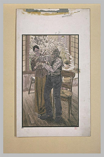 Le Rêve : femme et vieillard_0