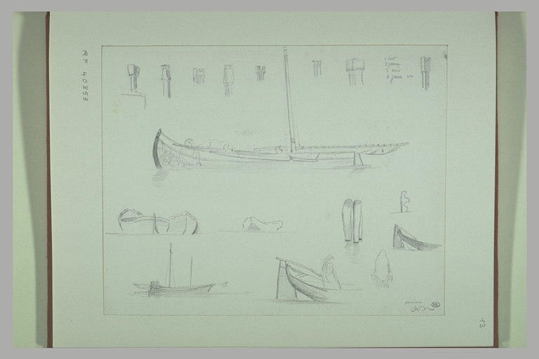 Venise : cheminées, barques et poteaux_0