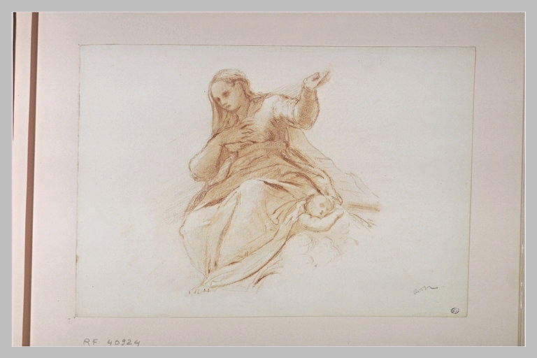 Vierge assise sur les nuages_0