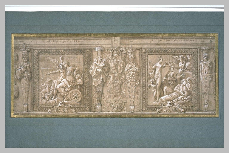 Scènes de l'histoire de Proserpine et termes de Priape, Cérès, Cybèle, Bacchus_0
