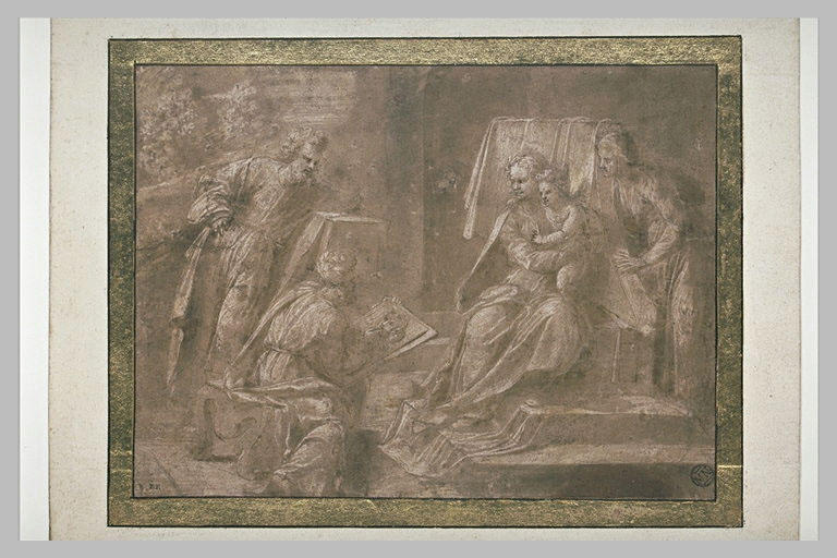 Saint Luc peignant la Vierge_0
