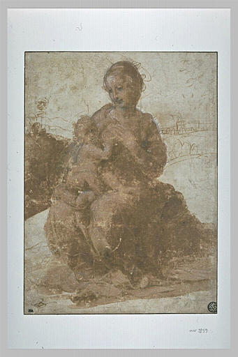 La Vierge nourrissant l'Enfant, assise dans un paysage : la Madone Sergardi_0