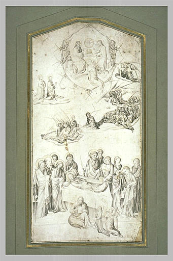 Les obsèques de la Vierge, et la Vierge reçue au Ciel_0