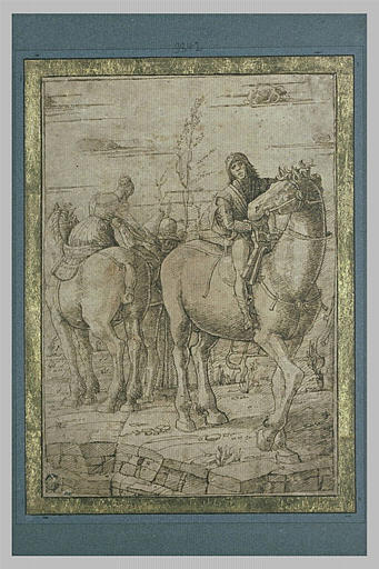 Homme et femme à cheval_0