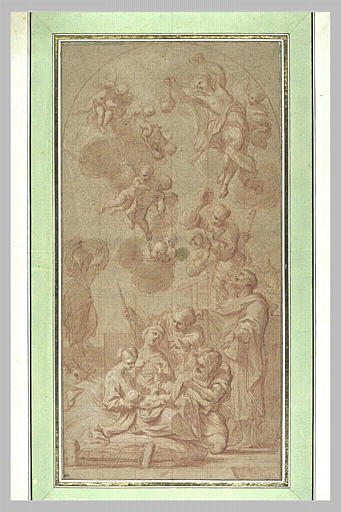 Nativité avec une gloire_0
