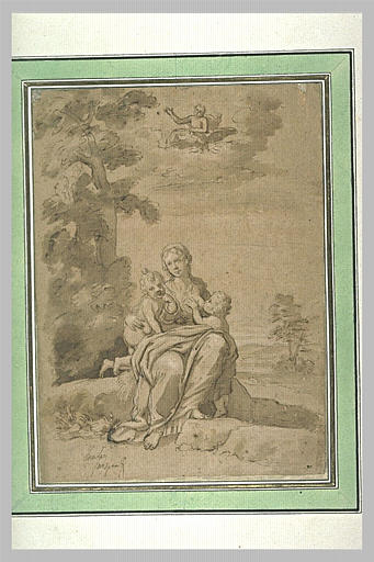 Latone et ses enfants et Dieu au dessus_0