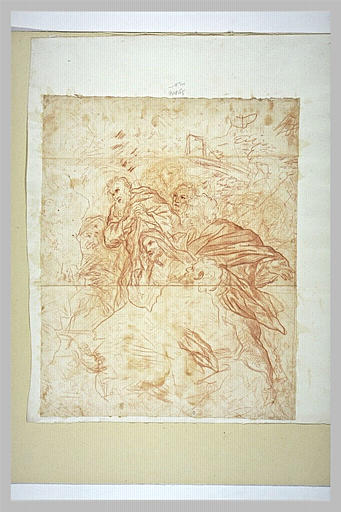 Groupe de vieillards regardant vers la gauche_0