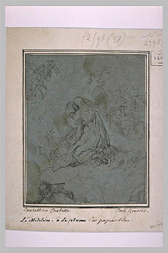 Un ange portant la Croix apparaît devant le Christ au Jardin des Oliviers_0
