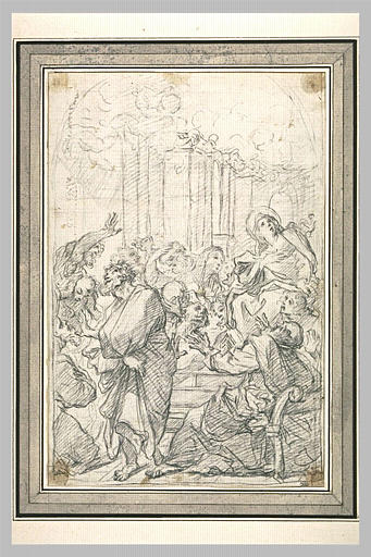 Les apôtres au tombeau de la Vierge_0