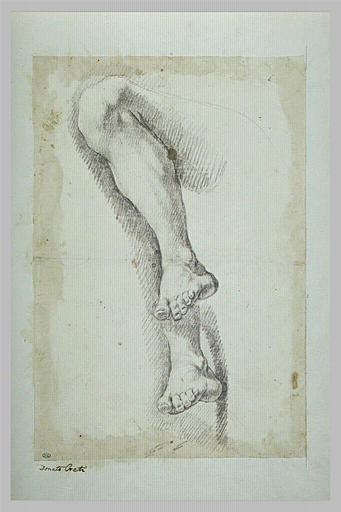Deux études de jambe gauche_0