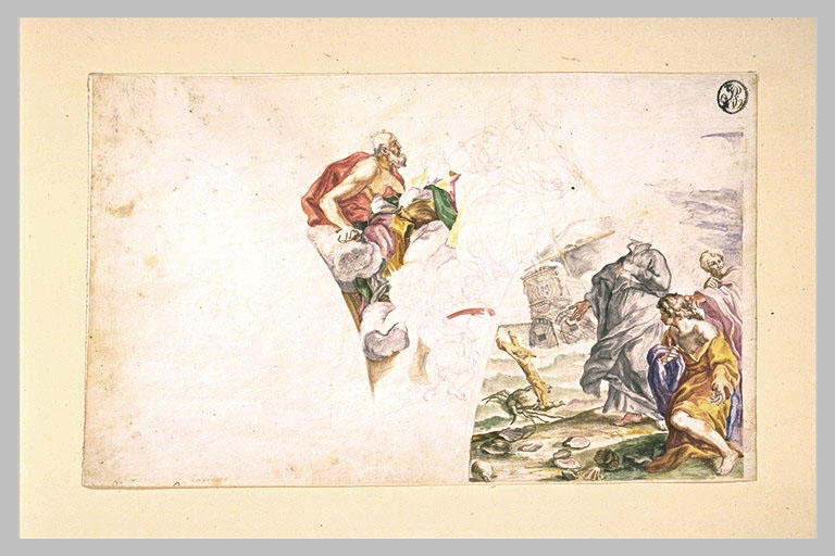 Quatre Docteurs de l'Eglise et  miracle de saint François-Xavier_0