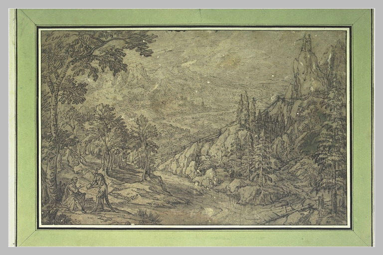 Paysage avec la Tentation du Christ_0