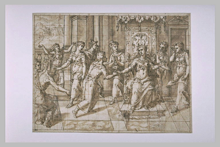 La reine Sophonisbe recevant la ciguë_0