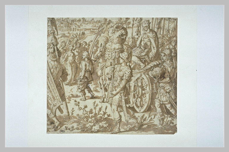 Le retour triomphal de David vainqueur de Goliath_0