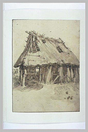 Masures et un panier d'osier_0