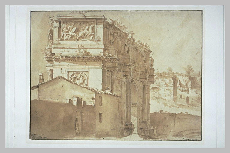 L'arc de triomphe de Constantin, à Rome_0
