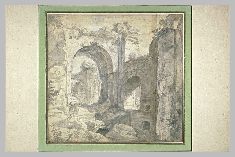 Intérieur des thermes de Caracalla_0