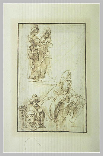 Etude de diverses figures issues de différents épisodes de la Bible_0