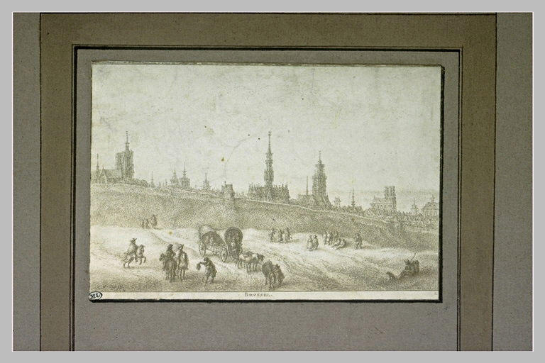 Vue d'une partie de la ville de Bruxelles_0