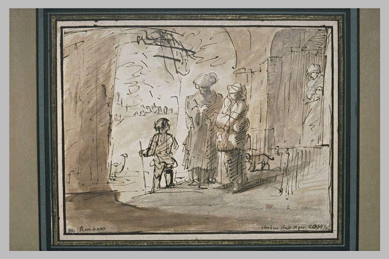 Abraham renvoie Agar et Ismaël_0