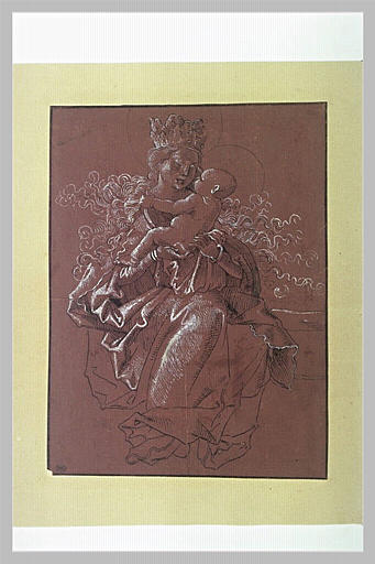 La Vierge assise tenant l'Enfant Jésus_0
