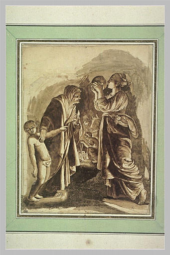 Cérès se désaltérant, à côté, Baubo et Stellio_0