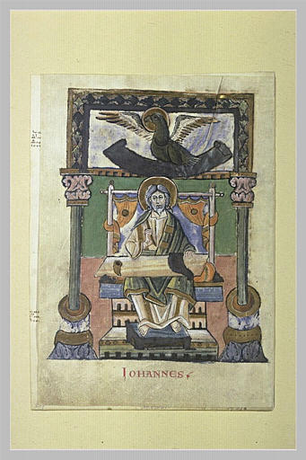 Page d'évangéliaire : saint Jean_0