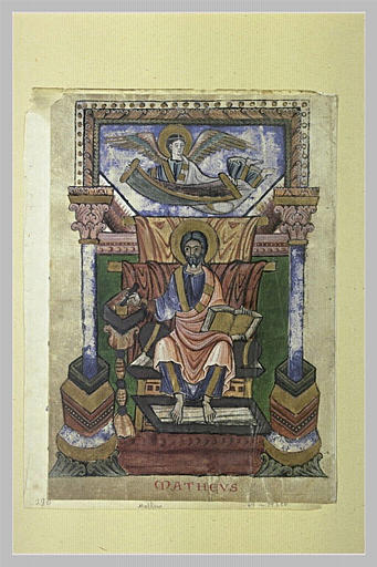 Page d'évangéliaire : saint Matthieu_0