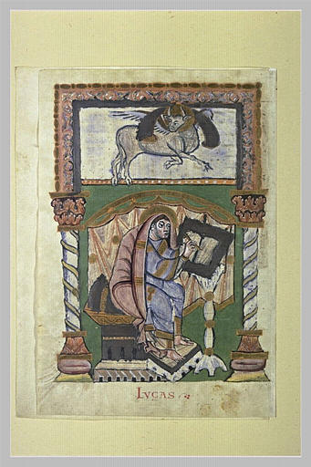 Page d'évangéliaire : saint Luc_0