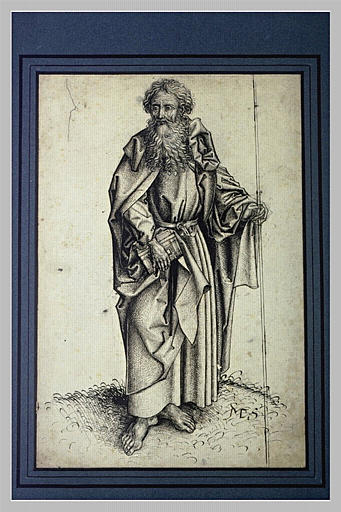 Saint Thomas, debout, de face, tenant un livre_0