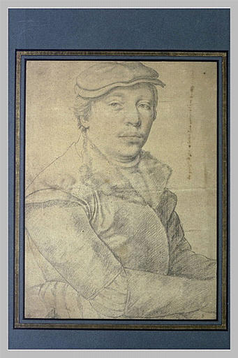 Portrait de jeune homme, vu à mi-corps_0